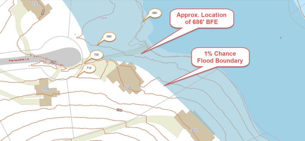 GIS with Flood Hazard Zone Overlay